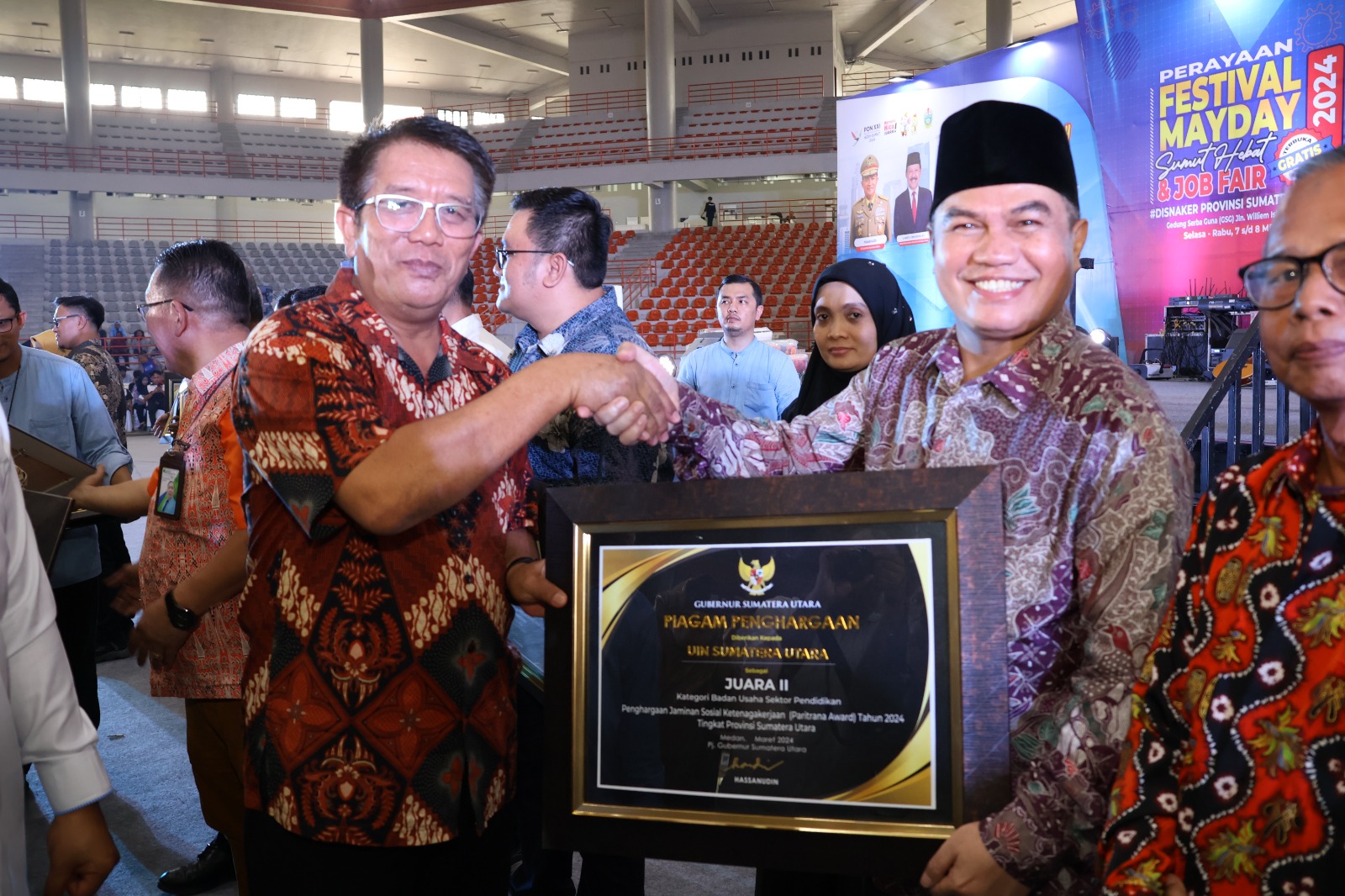 UINSU Medan Juara II Paritrana Award 2024 | Layanan Jaminan Sosial Perlu Dimiliki Semua Pegawai