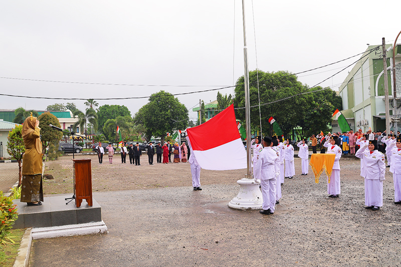 UINSU Medan Gelar Upacara HUT Kemerdekaan RI ke-79