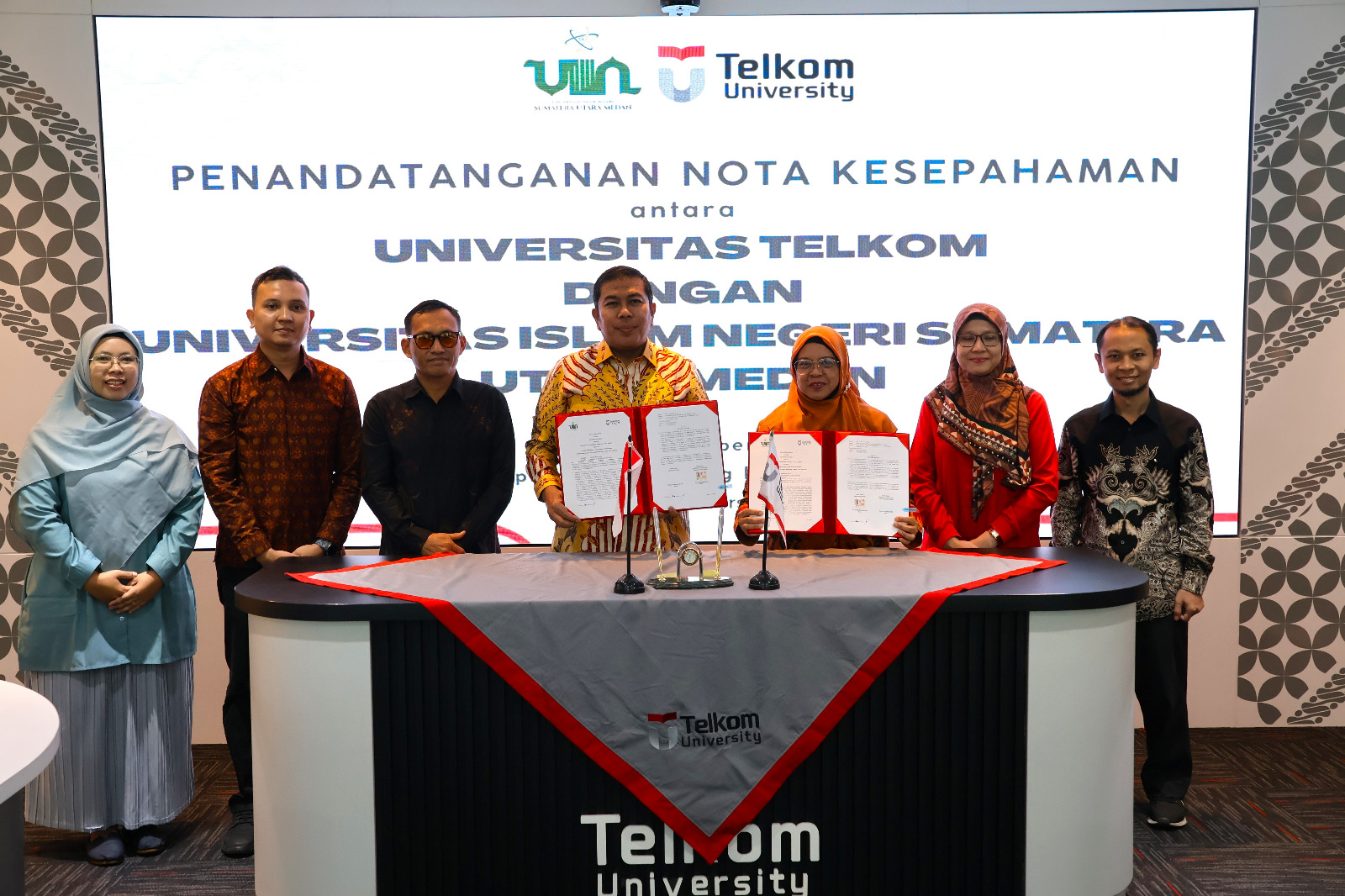 UINSU Medan dan Universitas Telkom Tandatangani MoU | Tingkatkan Kualitas Tri Dharma dengan Sentuhan ICT