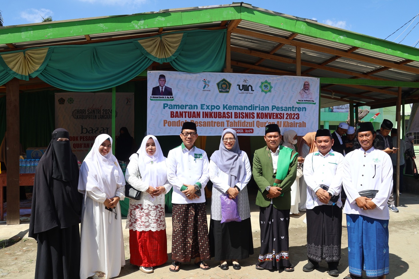 Rektor UINSU Hadiri Peringatan Hari Santri Nasional di Ponpes Ulumul Quran Langkat