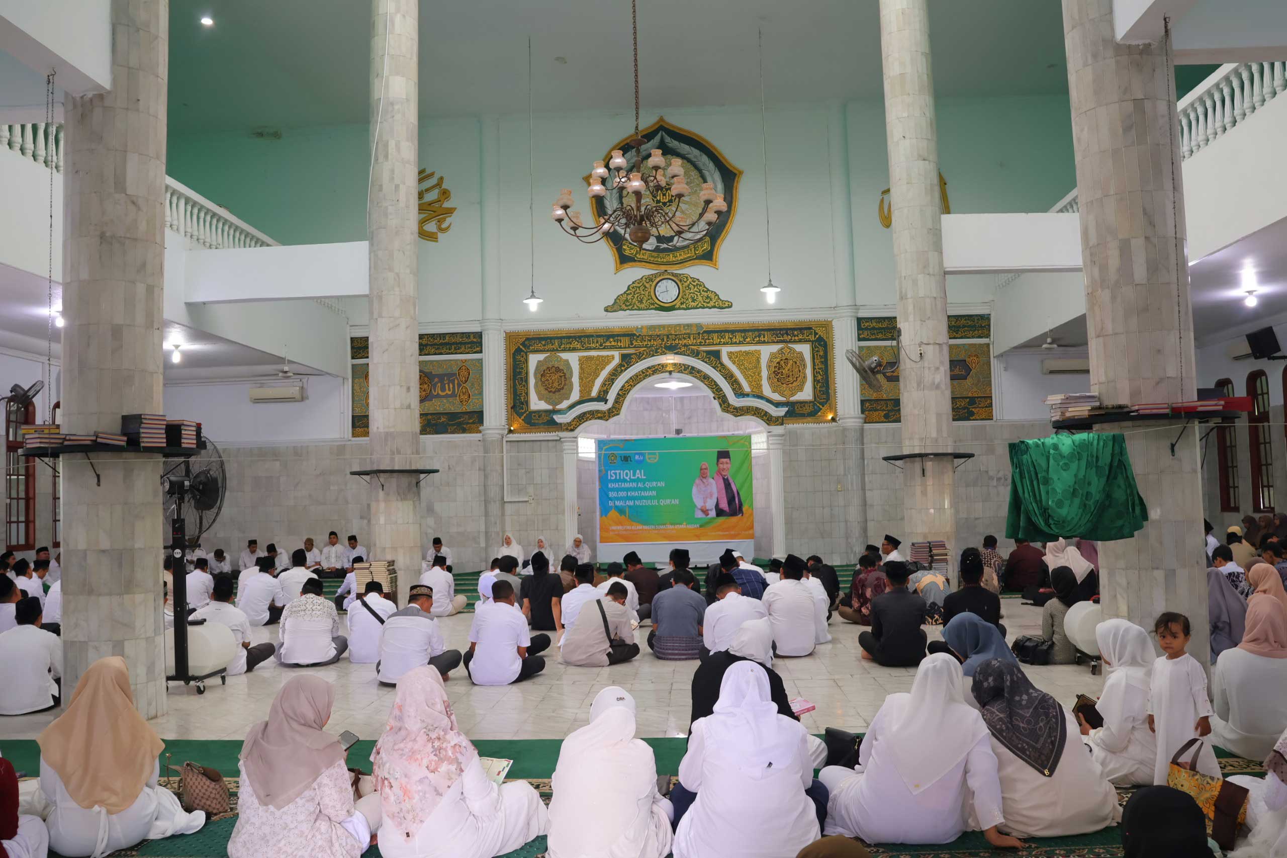 Semarak Nuzulul Qur’an: UINSU Medan Sukses Gelar Indonesia Khataman Quran 533 Kali dalam Sehari