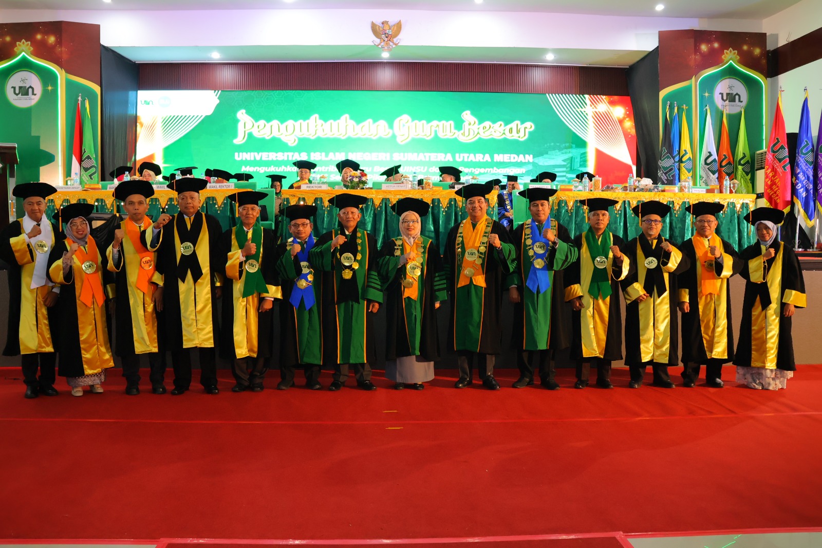 UINSU Kukuhkan 9 Guru Besar, Rektor Tegaskan Komitmen Wujudkan Asta Protas Kemenag RI