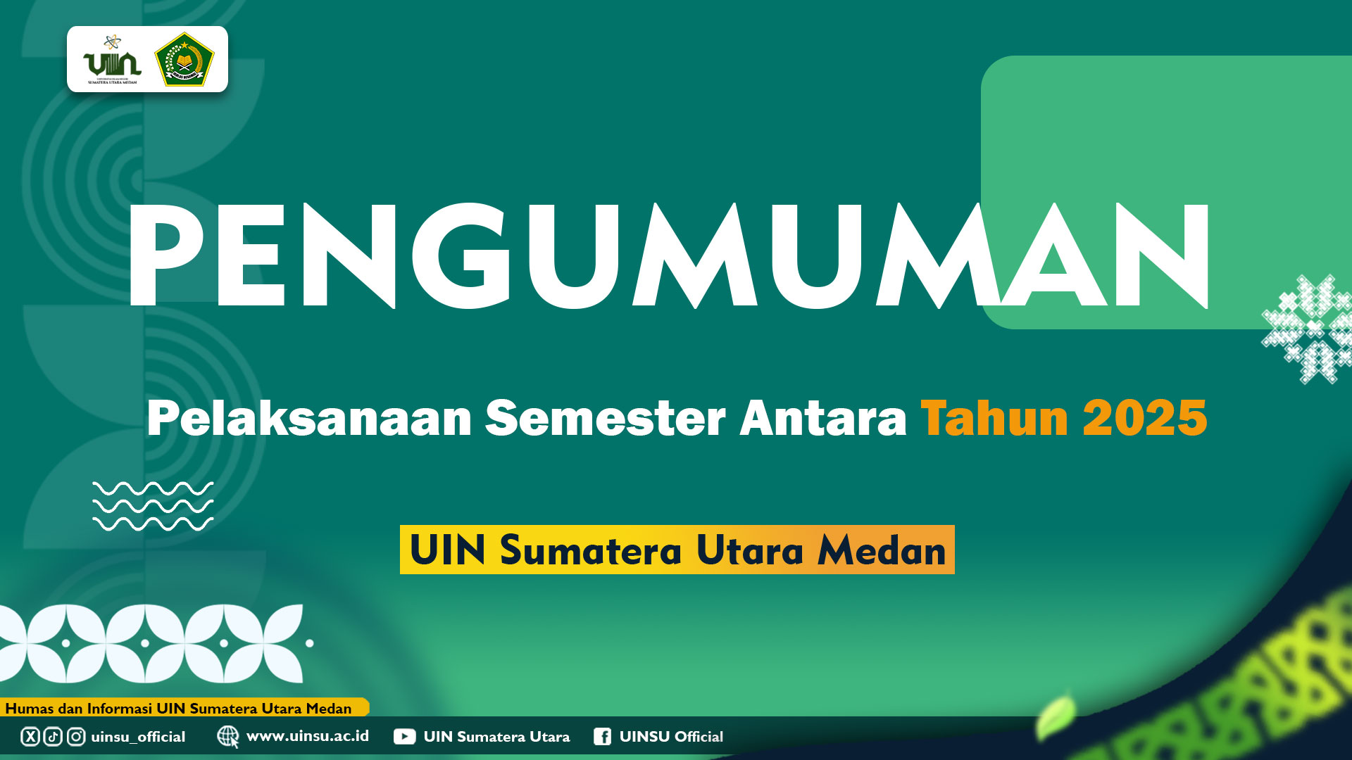Pelaksanaan Semester Antara Tahun 2025