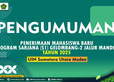PENERIMAAN MAHASISWA BARU PROGRAM SARJANA (S1) GELOMBANG-2 JALUR MANDIRI TAHUN 2025
