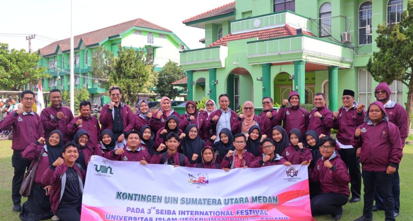 UINSU Lepas Kontingen The 3rd SeIBa International Festival 2025 di Padang