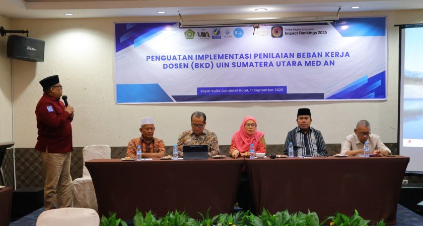 UINSU Gelar Penguatan Implementasi Penilaian Beban Kerja Dosen, Hadirkan Kasubdit Ketenagaan Kemenag RI