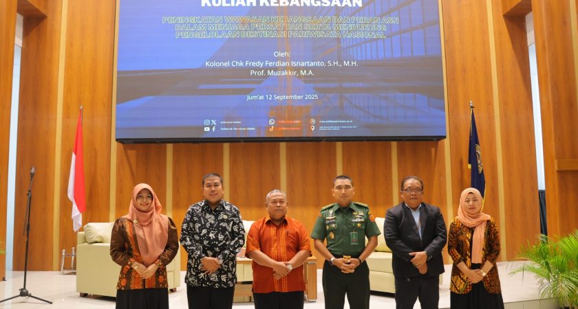 Kuliah Kebangsaan di Poltekpar Medan: Perkuat Wawasan Kebangsaan dan Ekoteologi Pariwisata