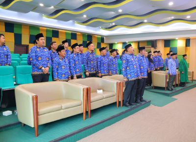 Sinergi Tiga Momentum Besar di UIN Sumatera Utara Medan: Pelantikan PPPK, Penyerahan SK Guru Besar, dan Pengukuhan Dewan KORPRI