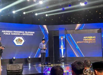 Menteri Agama Raih Anugerah Penggerak Nusantara 2025 Bidang Harmoni dan Ekoteologi
