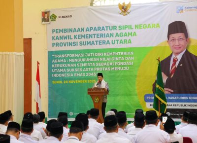 Usai Buka Konferensi Internasional UINSU, Menag RI Beri Pesan Mendalam kepada ASN Kemenag Sumut