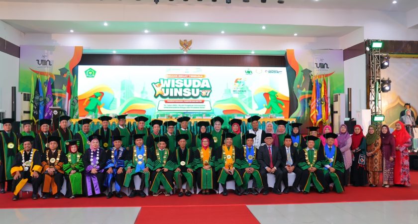 “UINSU Medan Wisuda 1.736 Lulusan pada Wisuda Ke-87: Rektor Tekankan Etika, Integritas, dan Adaptabilitas”