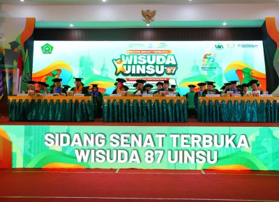 “Wisuda Ke-87 UINSU Medan Bertepatan dengan Dies Natalis Ke-52, Menjadi Momentum Emas Transformasi Kampus”