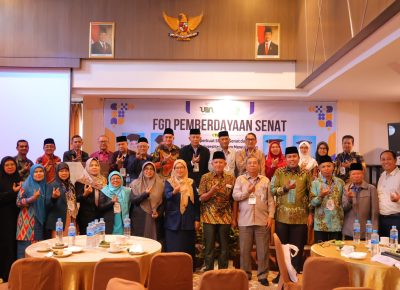 Rektor UINSU Paparkan Arah Penguatan Senat dalam FGD Pemberdayaan Senat di Medan