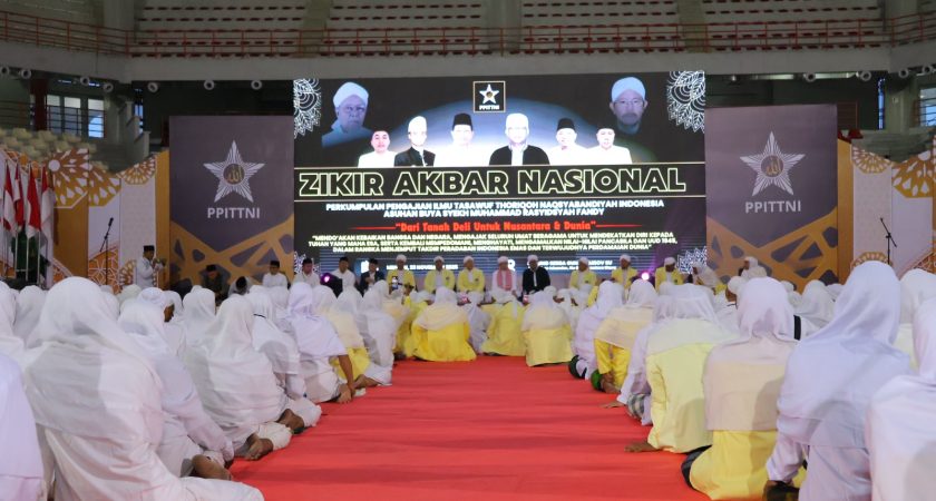 Menag Nasaruddin Umar Tekankan Peran Tarekat dalam Perdamaian Umat di Dzikir Akbar Nasional