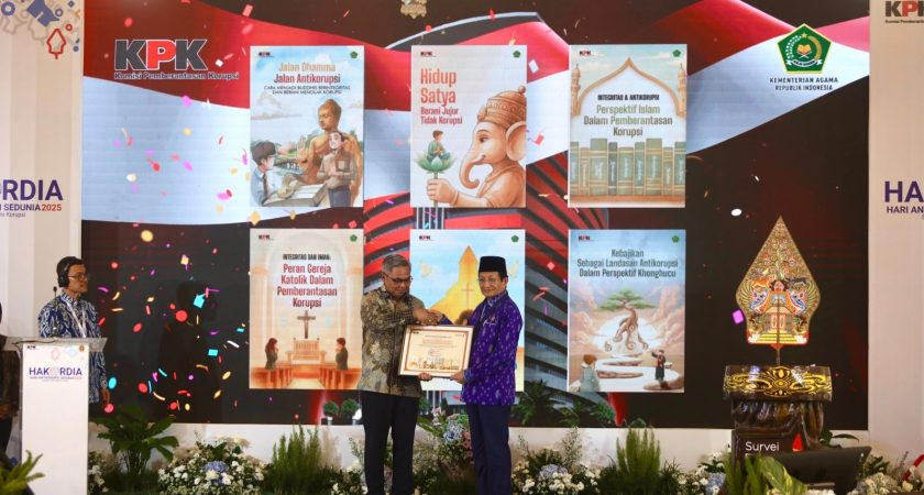 Kemenag Raih Dua Penghargaan dari KPK di Hari Antikorupsi Sedunia 2025