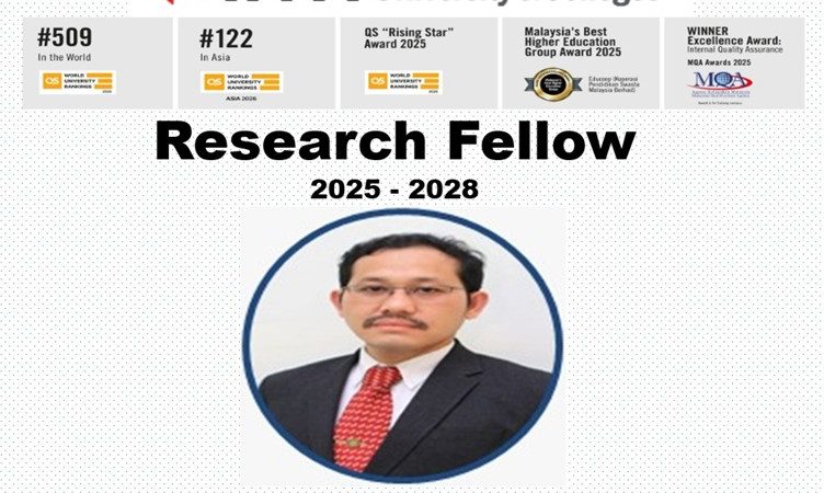 UIN SU Bangga: Dosen UIN SU Terpilih sebagai Research Fellow di INTI International University Malaysia