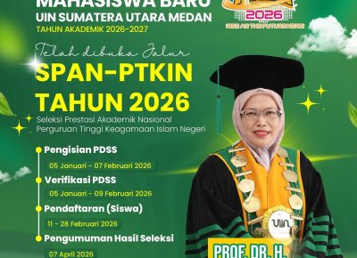 UINSU Medan Resmi Buka Pendaftaran Mahasiswa Baru Jalur SPAN-PTKIN 2026