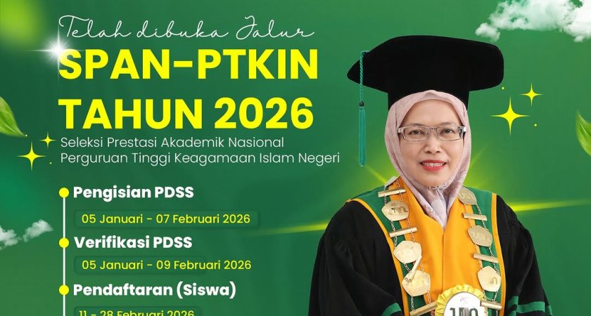 UINSU Medan Resmi Buka Pendaftaran Mahasiswa Baru Jalur SPAN-PTKIN 2026