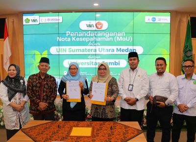 Perkuat Jejaring Akademik, UINSU Medan dan Universitas Jambi Resmi Jalin Kerja Sama Strategis Tridharma Perguruan Tinggi