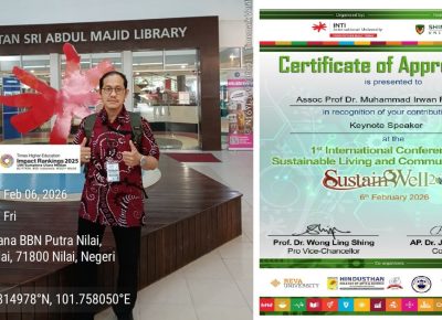 Dosen Manajemen FEBI UINSU Medan Jadi Keynote Speaker SustainWell 2026 di Malaysia