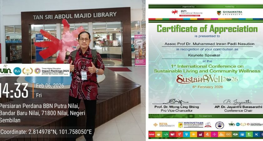 Dosen Manajemen FEBI UINSU Medan Jadi Keynote Speaker SustainWell 2026 di Malaysia