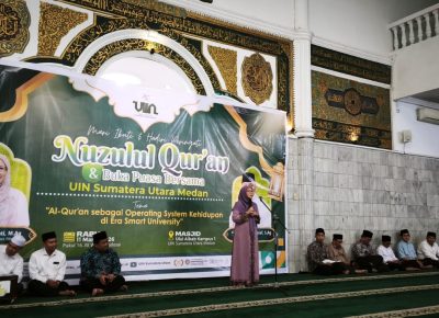 Al-Qur’an sebagai “Operating System” Kehidupan, UINSU Medan Gelar Peringatan Nuzulul Qur’an dan Buka Puasa Bersama