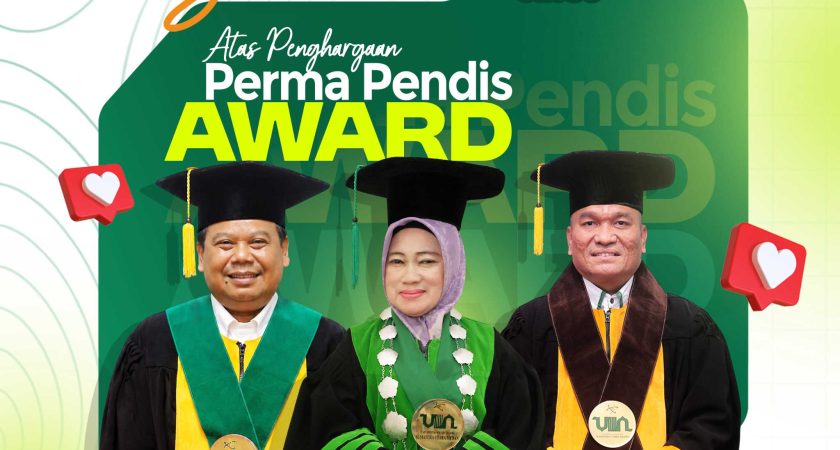 Tiga Guru Besar UINSU Medan Terima Penghargaan Perma Pendis Indonesia 2026