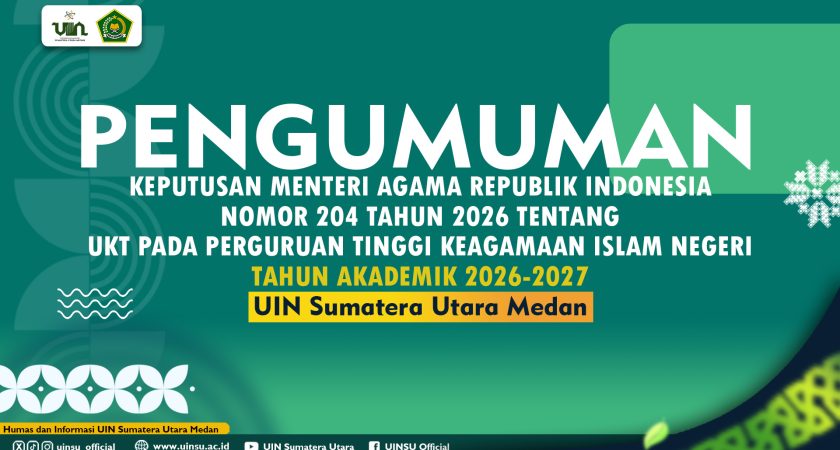 KEPUTUSAN MENTERI AGAMA REPUBLIK INDONESIA NOMOR 204 TAHUN 2026 TENTANG UKT PADA PERGURUAN TINGGI KEAGAMAAN ISLAM NEGERI