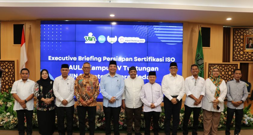 UINSU Medan Akselerasi Standarisasi Global melalui Executive Briefing Persiapan Sertifikasi ISO