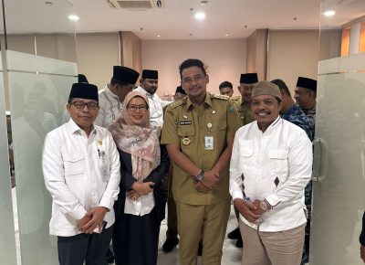 UINSU Medan Hadir Menguatkan Spirit Jamaah dalam Halalbihalal dan Tepung Tawar Calon Haji Sumut 2026