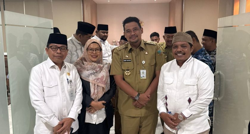 UINSU Medan Hadir Menguatkan Spirit Jamaah dalam Halalbihalal dan Tepung Tawar Calon Haji Sumut 2026