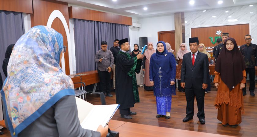 Resmi Dilantik, Pejabat Baru UINSU Diminta Tetap Responsif Layani Mahasiswa di Era Digital