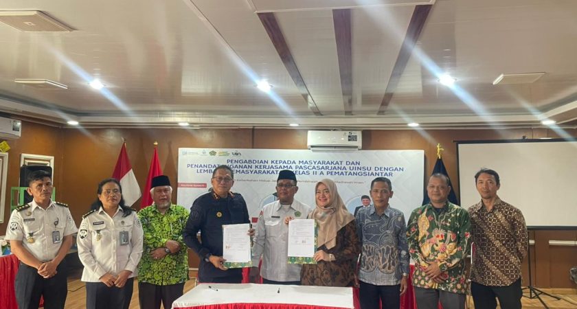 Pascasarjana UINSU Wujudkan Pengabdian Masyarakat melalui Kolaborasi dengan Lapas Pematangsiantar