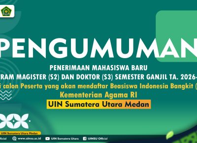 PENERIMAAN MAHASISWA BARU PROGRAM MAGISTER (S2) DAN DOKTOR (S3) SEMESTER GANJIL TA. 2026-2027