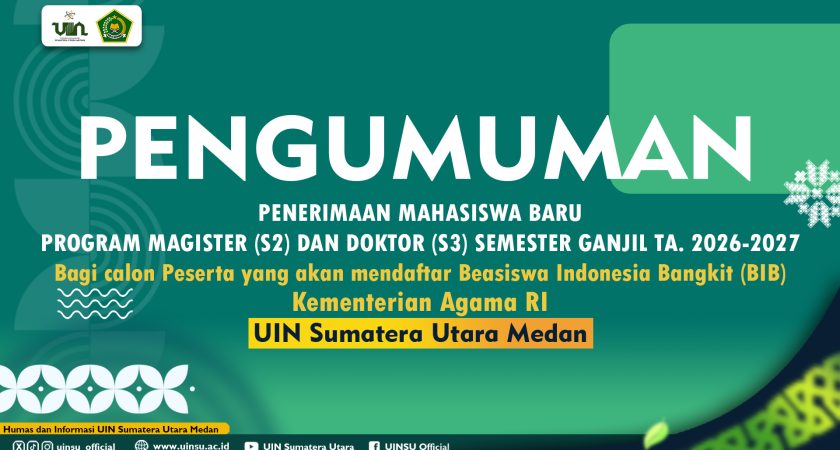 PENERIMAAN MAHASISWA BARU PROGRAM MAGISTER (S2) DAN DOKTOR (S3) SEMESTER GANJIL TA. 2026-2027