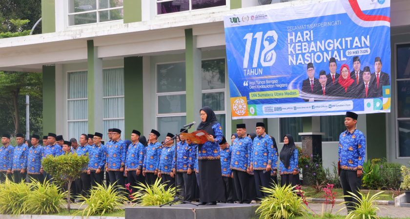 Bangkitkan Semangat Kebangsaan, UINSU Medan Gelar Upacara Harkitnas ke-118