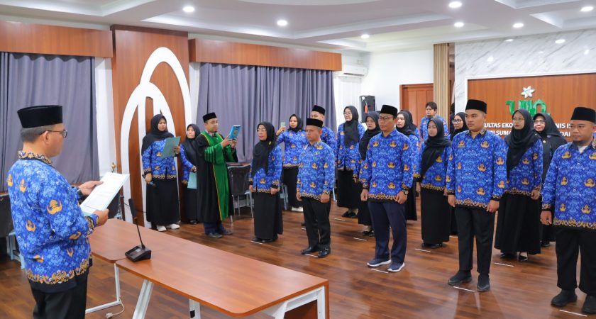 Kepala Biro AUPK Pimpin Pelantikan dan Pengambilan Sumpah Jabatan Pejabat Fungsional UINSU Medan: Ingatkan Pentingnya Menjaga Amanah dan Sumpah Jabatan