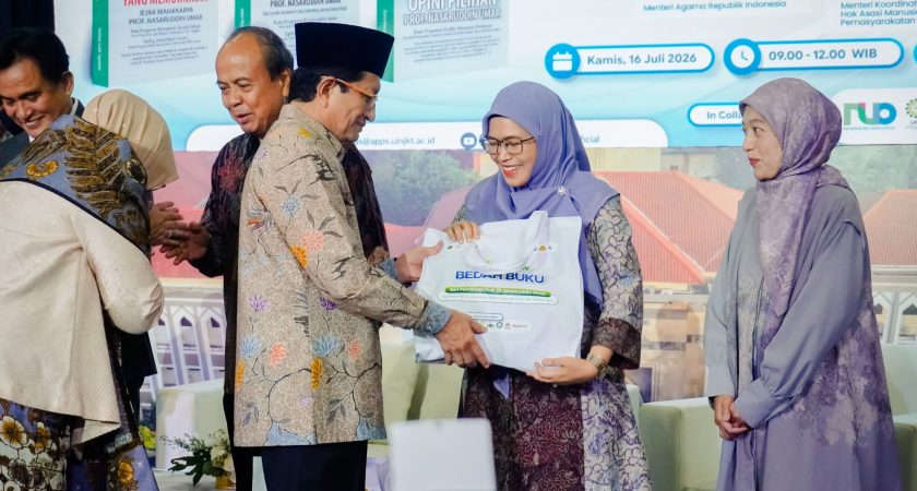 Rektor UINSU Medan Jadi Pembahas Buku Pikiran yang Memurnikan dalam Peluncuran Seri Pemikiran Menag Nasaruddin Umar