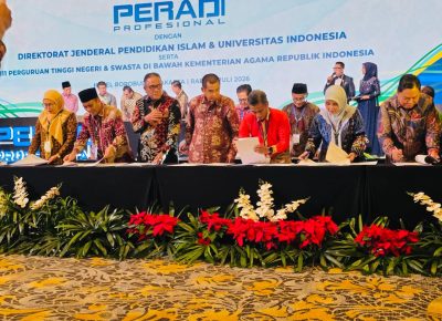 Perkuat Ekosistem Keadilan dan Akses Profesi Advokat, UINSU Medan Jalin Kerja Sama Nasional dengan Kemenag, PERADI Profesional, dan UI