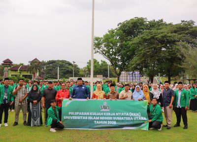 Rektor UINSU Lepas 5.000 Mahasiswa KKN 2026: “Jadilah Teladan dan Beri Dampak Positif Bagi Masyarakat”