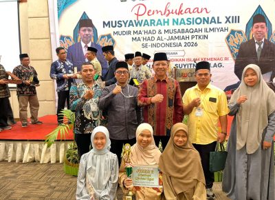 Ukir Prestasi di Munas Mudir Ma’had PTKIN, Mahasantri UIN Sumut Raih Juara II Qiraatul Kutub
