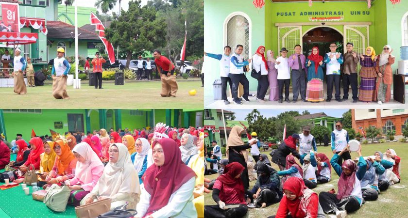 Dari Ketukan Zikir Menuju Tawa Kebersamaan: Hangatnya Semarak Peringatan HUT ke-81 RI di UINSU Medan