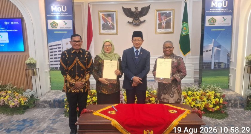 UINSU dan Hartford International University Tandatangani MoU, Perluas Kolaborasi Akademik Internasional