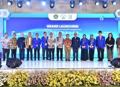 Grand Launching LAMGAMA, Rektor UINSU Medan Hadir Daring Dukung Penguatan Mutu Prodi Rumpun Ilmu Agama