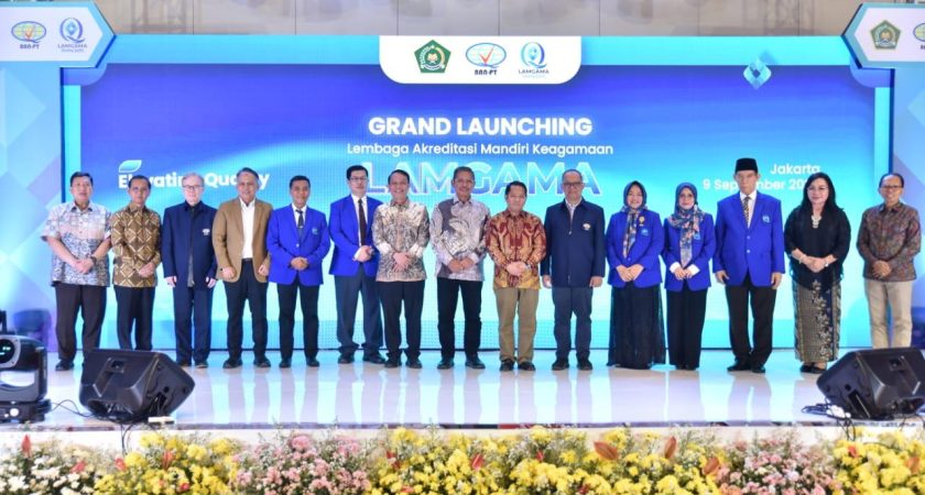 Grand Launching LAMGAMA, Rektor UINSU Medan Hadir Daring Dukung Penguatan Mutu Prodi Rumpun Ilmu Agama