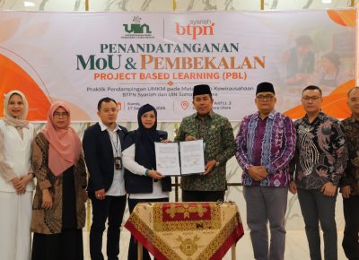 Perkuat Sinergi Kampus dan Industri, UINSU Medan dan BTPN Syariah Lakukan Penandatanganan MoU dan Pembekalan PBL Pendampingan UMKM