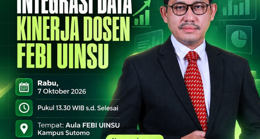 Dorong Budaya Akademik Berbasis Data, FEBI UIN Sumatera Utara Medan Gelar Sinkronisasi Kinerja Dosen
