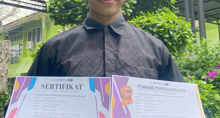Mahasiswa UIN Sumatera Utara Raih Medali Perak di Presmanesia Festival Sains & Inovasi 2026