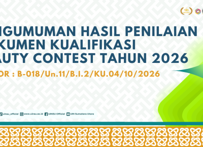 PENGUMUMAN HASIL PENILAIAN DOKUMEN KUALIFIKASI BEAUTY CONTEST TAHUN 2026