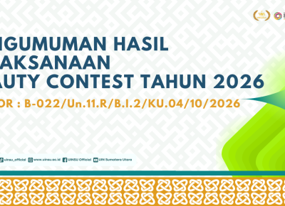 PENGUMUMAN HASIL PELAKSANAAN BEAUTY CONTEST TAHUN 2026